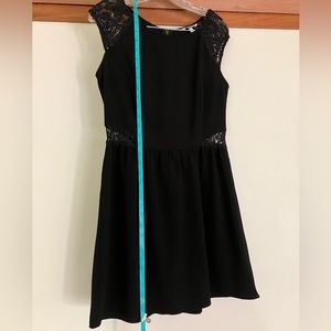 5/$15 Speechless Black Dress with lace details Size 11